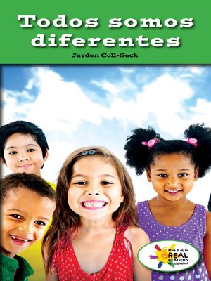 cover image of Todos somos diferentes (We Are All Different)